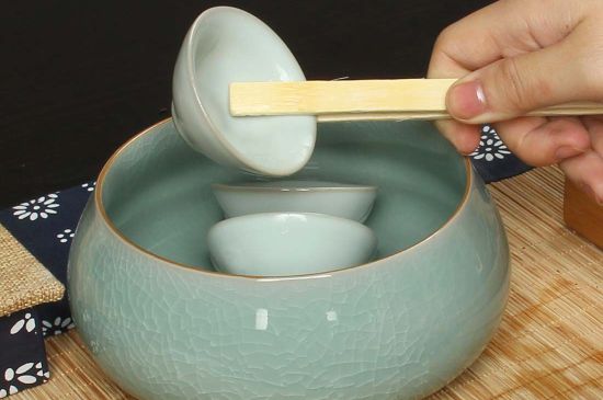 茶洗與茶盂區(qū)別圖片，怎樣使用茶盂和茶洗