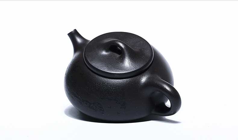 石瓢手工紫砂壺，精致典雅紫砂壺